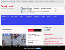 Tablet Screenshot of cesky-denik.cz